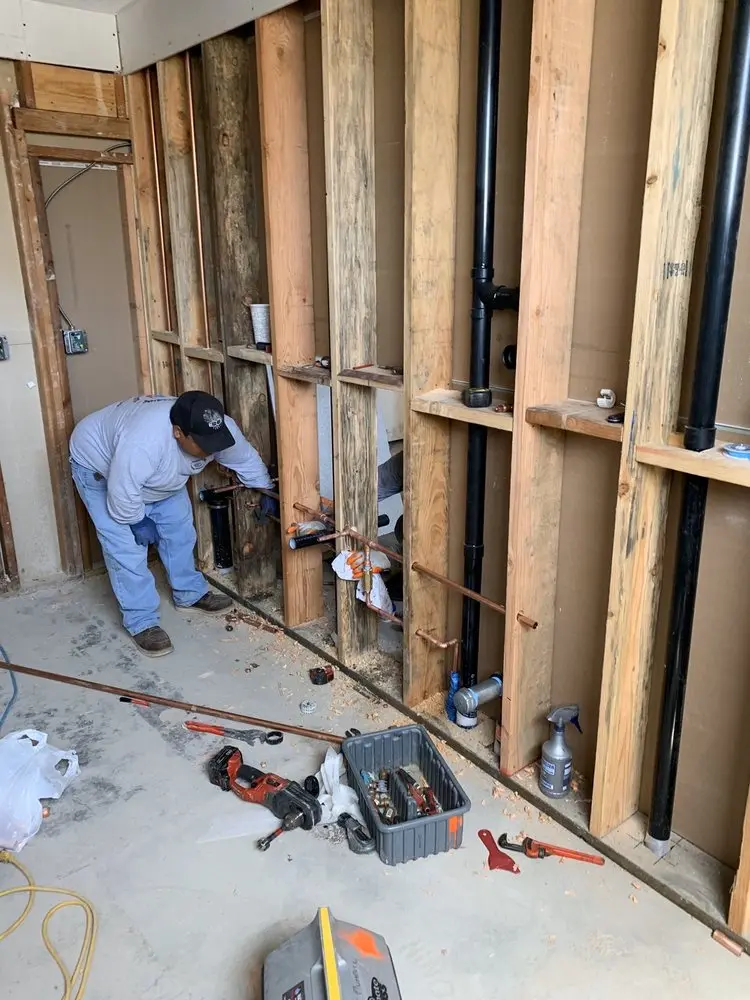 Commercial rough-in plumbing for Water Heater Replacement in Mountaindale